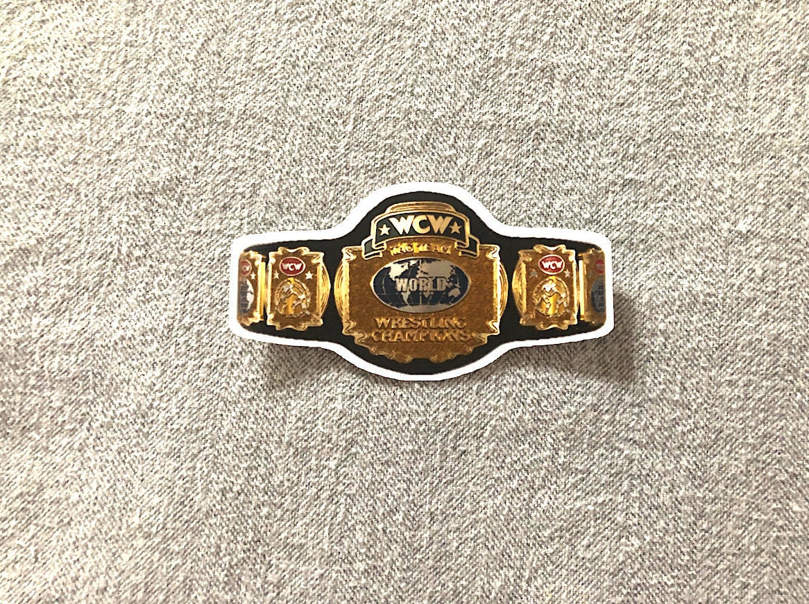 VVcVV Tag Team Title Sticker V1 [Ric Flair - Hulk Hogan - Randy Savage - Scott Hall - Kevin Nash - Bret Hart - Ultimate Warrior]