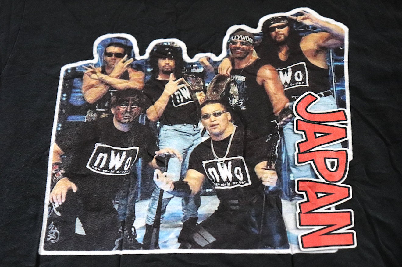 Nvv0 Japan T-Shirt [Hulk Hogan - Kevin Nash - Scott Hall - Great Muta - Masahiro Chono - Ric Flair - Bret Hart - Vintage - Thrift]