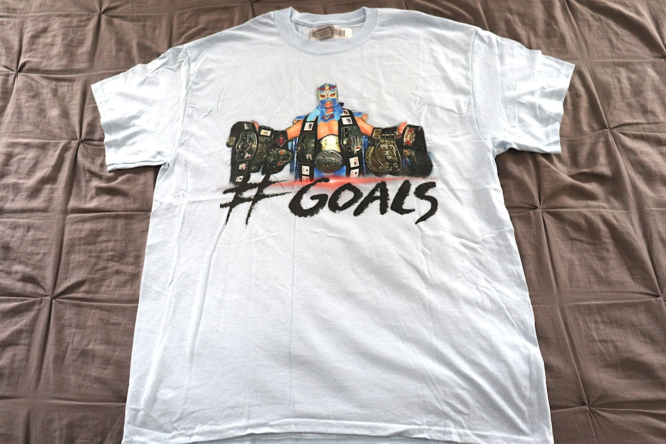 Ultimo Dragon "GOALS" T-Shirt [Japan - NJPW - Hulk Hogan - Great Muta - Masahiro Chono - Ric Flair - Chris Jericho - Liger - Vintage]