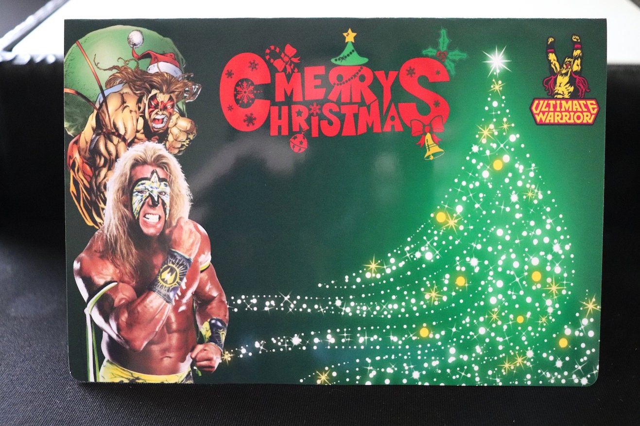 Ultimate Warrior Merry Christmas Card