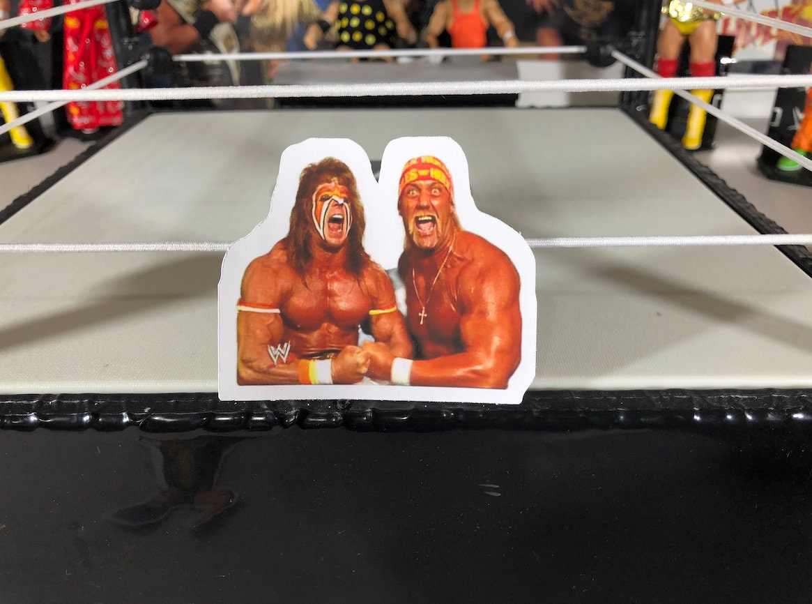 Hulk Hogan & Ultimate Warrior Sticker No.2