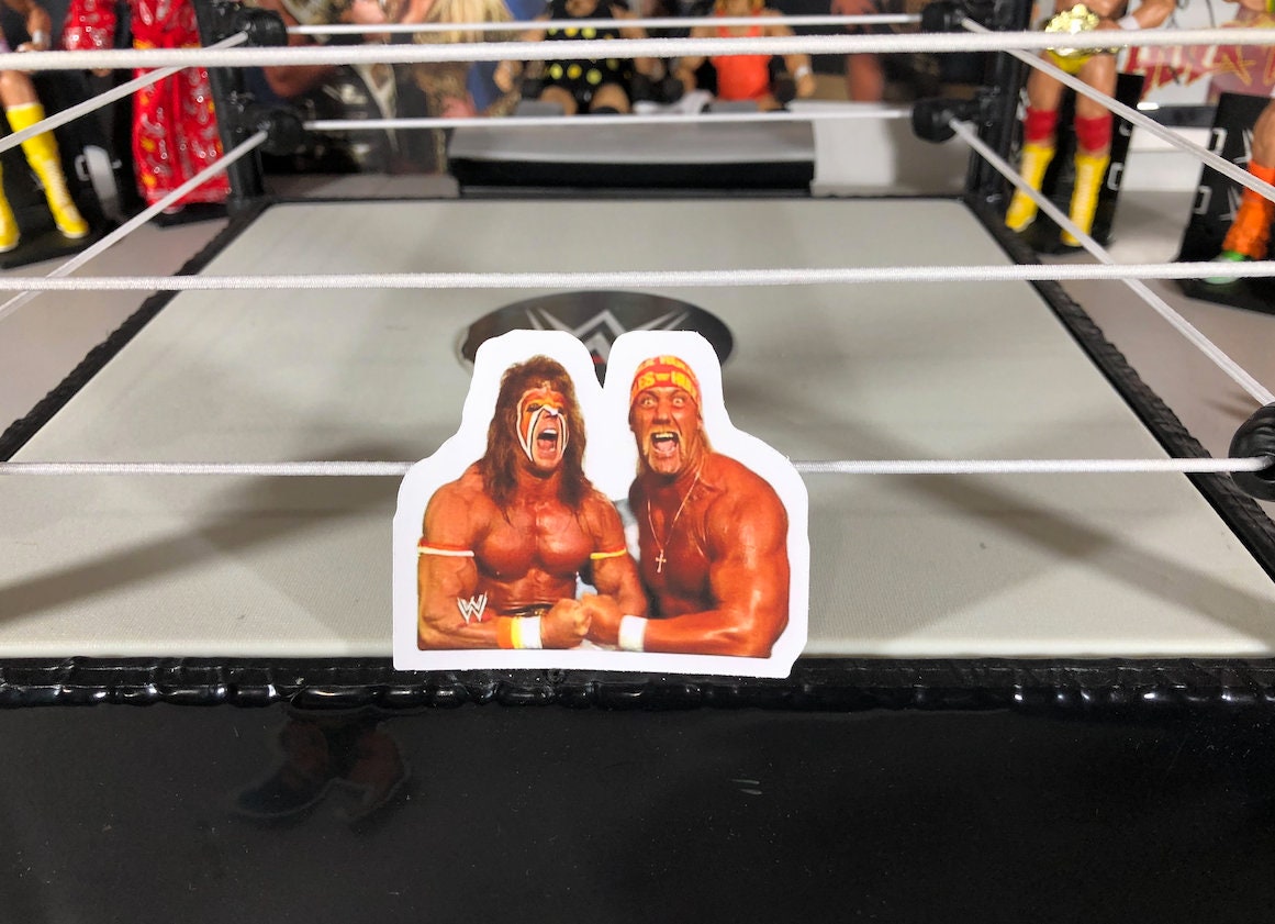 Hulk Hogan & Ultimate Warrior Sticker No.2