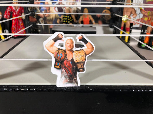 Rob Van Dam Sticker [RVD - Ric Flair -  Hulk Hogan - Randy Savage - Ultimate Warrior - Chris Jericho]