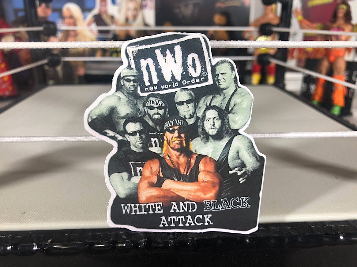 Nvv0 Sticker No.2 (Hulk Hogan - Scott Hall - Kevin Nash - Mr Perfect - Curt Hennig - Scott Steiner - Ric Flair - Randy Savage)