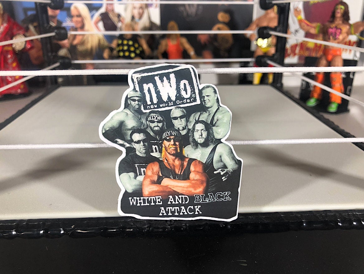 Nvv0 Sticker No.2 (Hulk Hogan - Scott Hall - Kevin Nash - Mr Perfect - Curt Hennig - Scott Steiner - Ric Flair - Randy Savage)