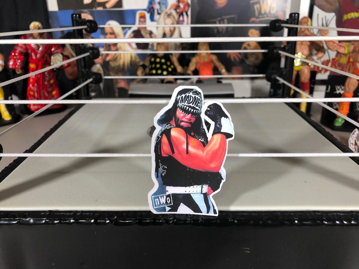 Macho Man Randy Savage Sticker 13 [Hulk Hogan - Ric Flair - Ultimate Warrior]