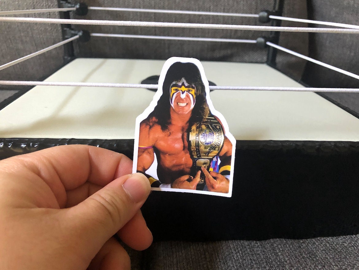 Ultimate Warrior Sticker No.3 [Wrestling - Hulk Hogan - Ric Flair - Randy Savage, Ultimate Warrior]