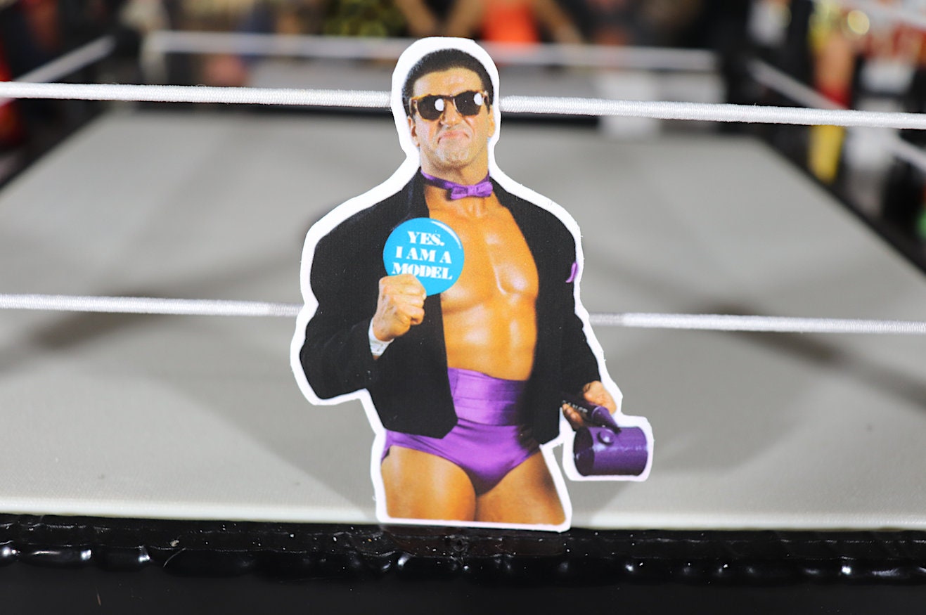 Rick Martel Sticker [Hulk Hogan - Ric Flair - Randy Savage - Ultimate Warrior - Bret Hart - Dusty Rhodes]