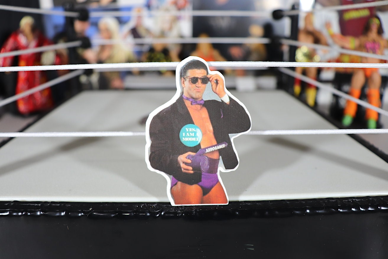 Rick Martel Sticker No.2 [Hulk Hogan - Ric Flair - Randy Savage - Ultimate Warrior - Bret Hart - Dusty Rhodes]