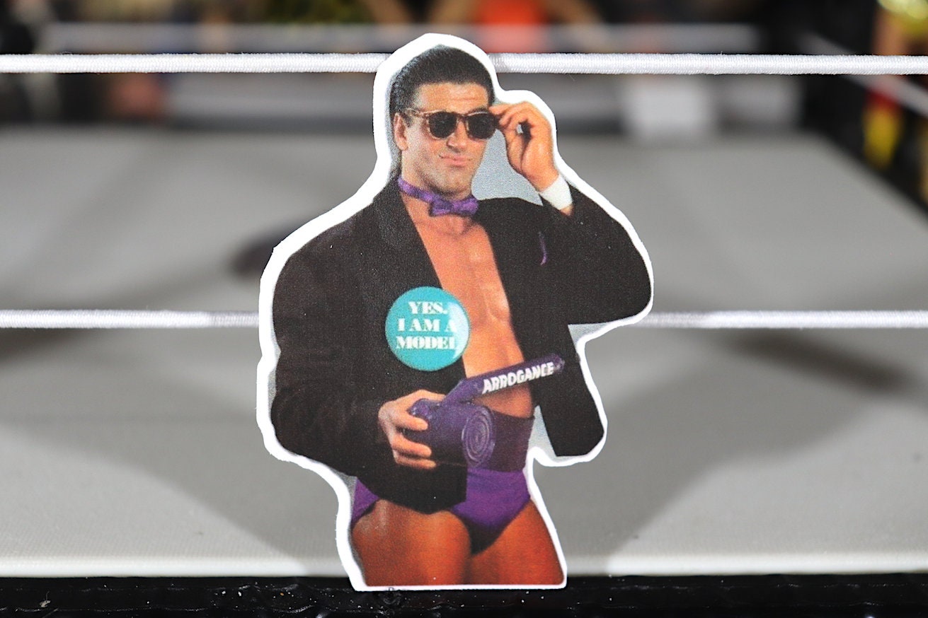 Rick Martel Sticker No.2 [Hulk Hogan - Ric Flair - Randy Savage - Ultimate Warrior - Bret Hart - Dusty Rhodes]