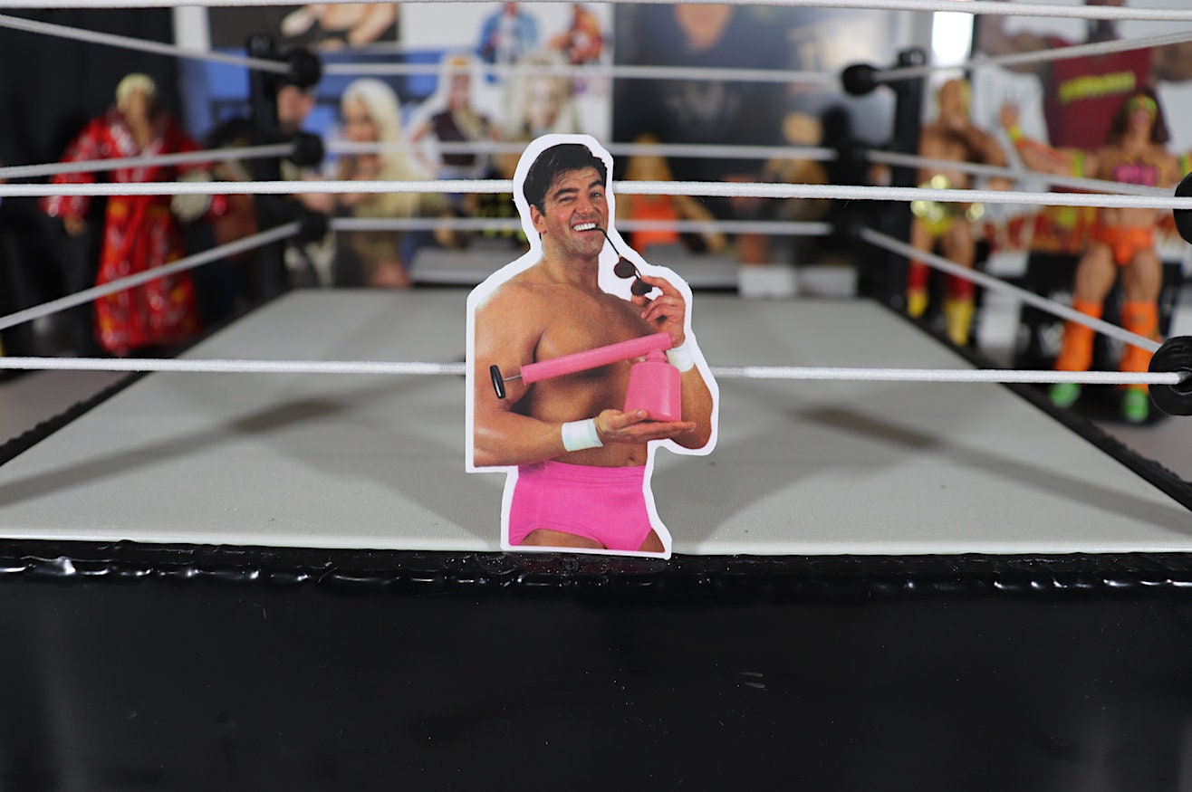 Rick Martel Sticker No.3 [Hulk Hogan - Ric Flair - Randy Savage - Ultimate Warrior - Bret Hart - Dusty Rhodes]