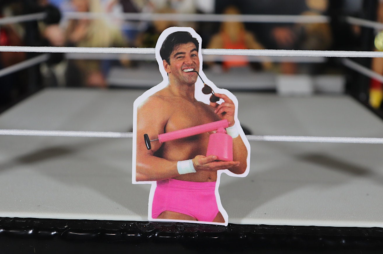 Rick Martel Sticker No.3 [Hulk Hogan - Ric Flair - Randy Savage - Ultimate Warrior - Bret Hart - Dusty Rhodes]