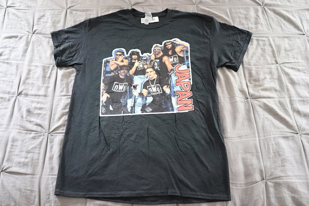 Nvv0 Japan T-Shirt [Hulk Hogan - Kevin Nash - Scott Hall - Great Muta - Masahiro Chono - Ric Flair - Bret Hart - Vintage - Thrift]