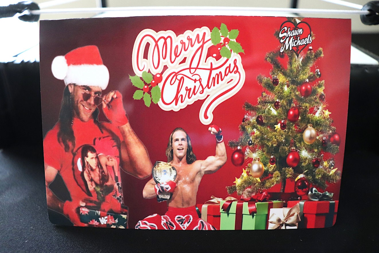 Shawn Michaels Merry Christmas Card