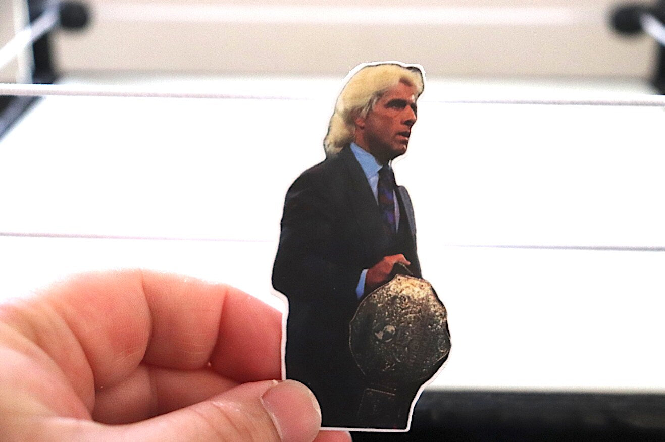 Ric Flair Sticker No.3 [Hulk Hogan - Randy Savage - Ultimate Warrior - NJPW]