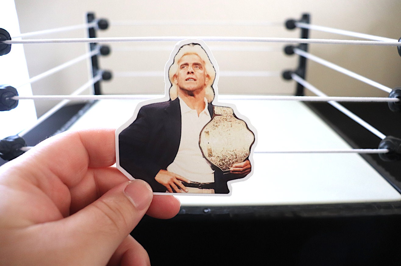 Ric Flair Sticker No.5 [Hulk Hogan - Randy Savage - Ultimate Warrior]