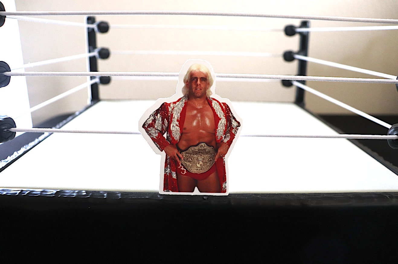 Ric Flair Sticker No.6 [Hulk Hogan - Randy Savage - Ultimate Warrior]