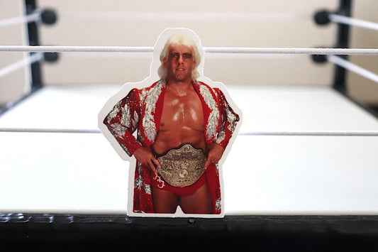 Ric Flair Sticker No.6 [Hulk Hogan - Randy Savage - Ultimate Warrior]