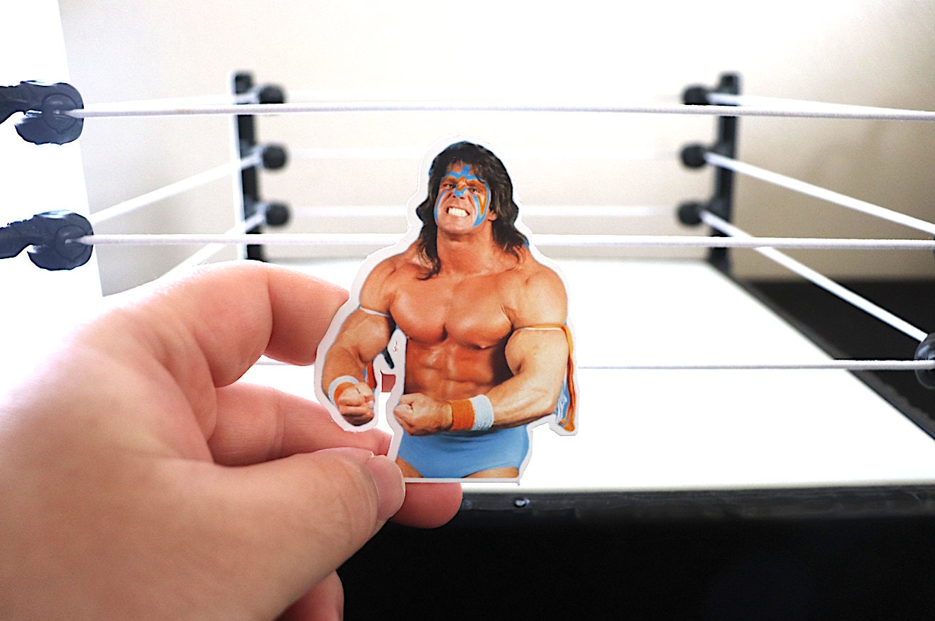 Ultimate Warrior Sticker No.2 [Wrestling - Hulk Hogan - Ric Flair - Randy Savage, Ultimate Warrior, Dusty Rhodes, Road Warriors]