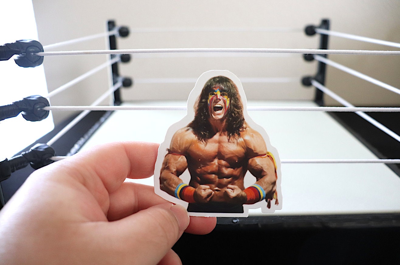 Ultimate Warrior Sticker No.4 [Wrestling - Hulk Hogan - Ric Flair - Randy Savage, Ultimate Warrior, 90s]