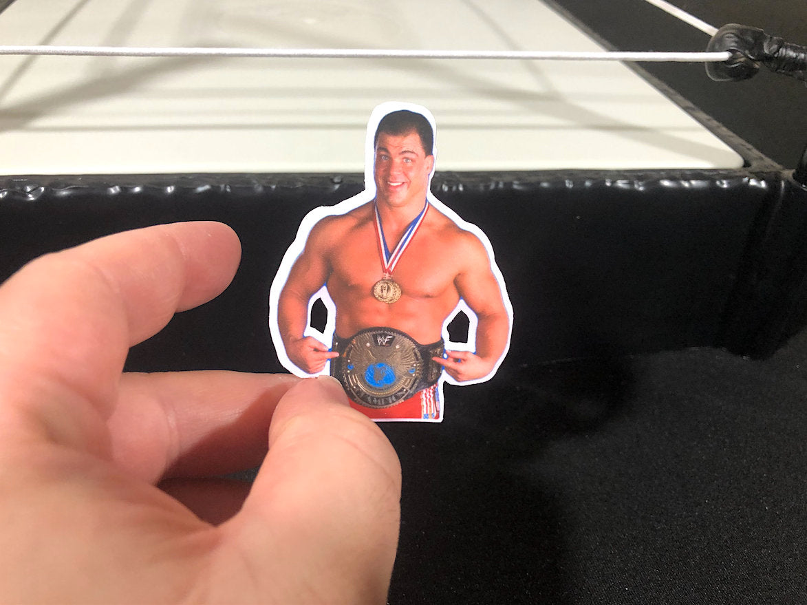 Kurt Angle Sticker [Hulk Hogan - Ric Flair - Randy Savage - Ultimate Warrior - Macho Man - Njpw - Bret Hart - tna]