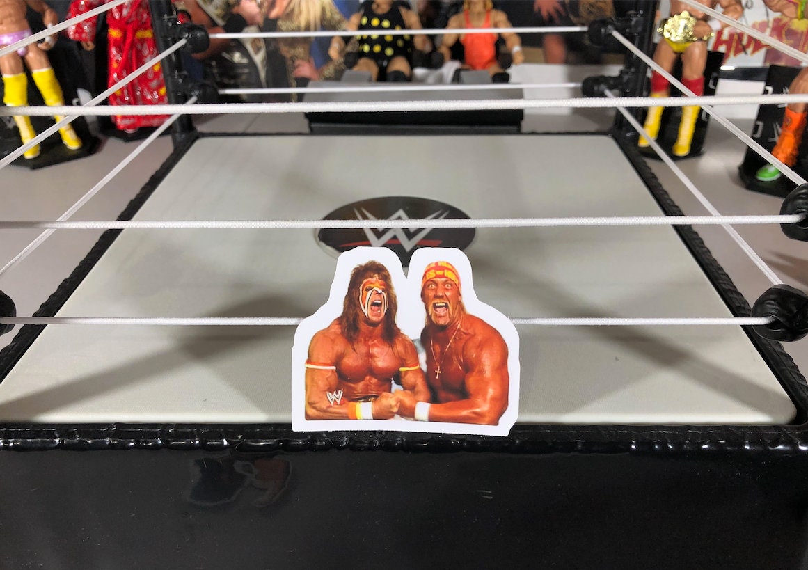 Hulk Hogan & Ultimate Warrior Sticker No.2