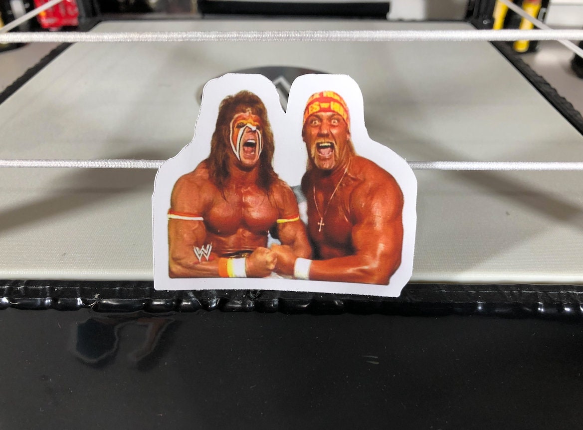 Hulk Hogan & Ultimate Warrior Sticker No.2