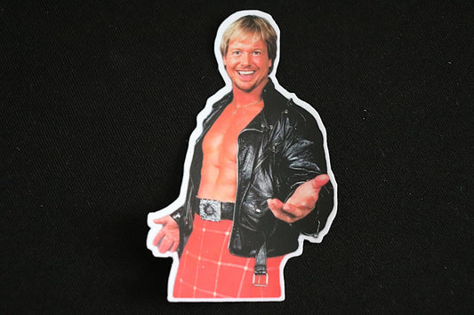 Rowdy Roddy Piper Sticker No.4 [Hot Rod - Wrestling - Ric Flair - Randy Savage - Ultimate Warrior - Hulk Hogan - Dusty Rhodes]