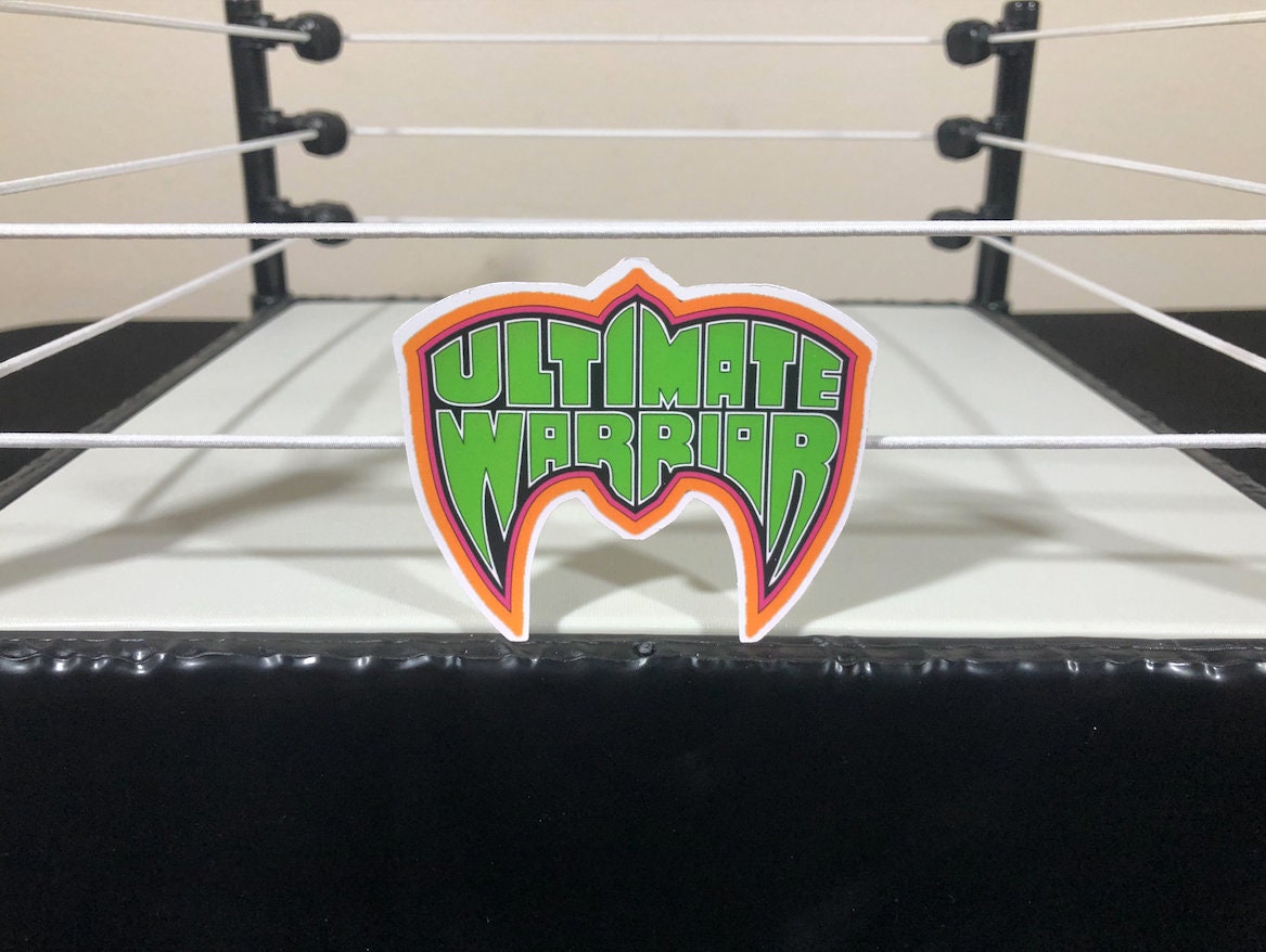 Ultimate Warr1or Log0 Sticker (Stocking Stuffer, Christmas, Secret Santa, Black Friday, Christmas Gift, Holiday, Wrestling, Hulk Hogan)