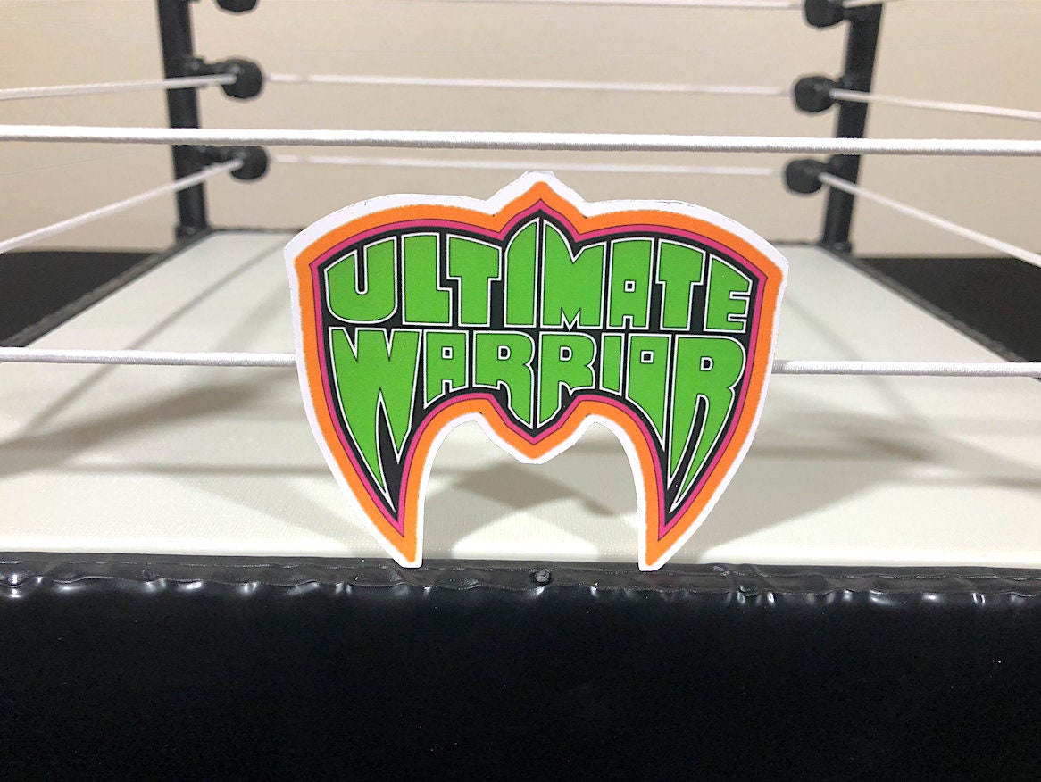 Ultimate Warr1or Log0 Sticker (Stocking Stuffer, Christmas, Secret Santa, Black Friday, Christmas Gift, Holiday, Wrestling, Hulk Hogan)