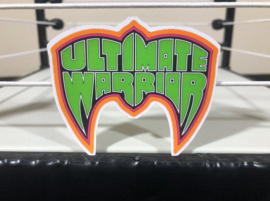 Ultimate Warr1or Log0 Sticker (Stocking Stuffer, Christmas, Secret Santa, Black Friday, Christmas Gift, Holiday, Wrestling, Hulk Hogan)