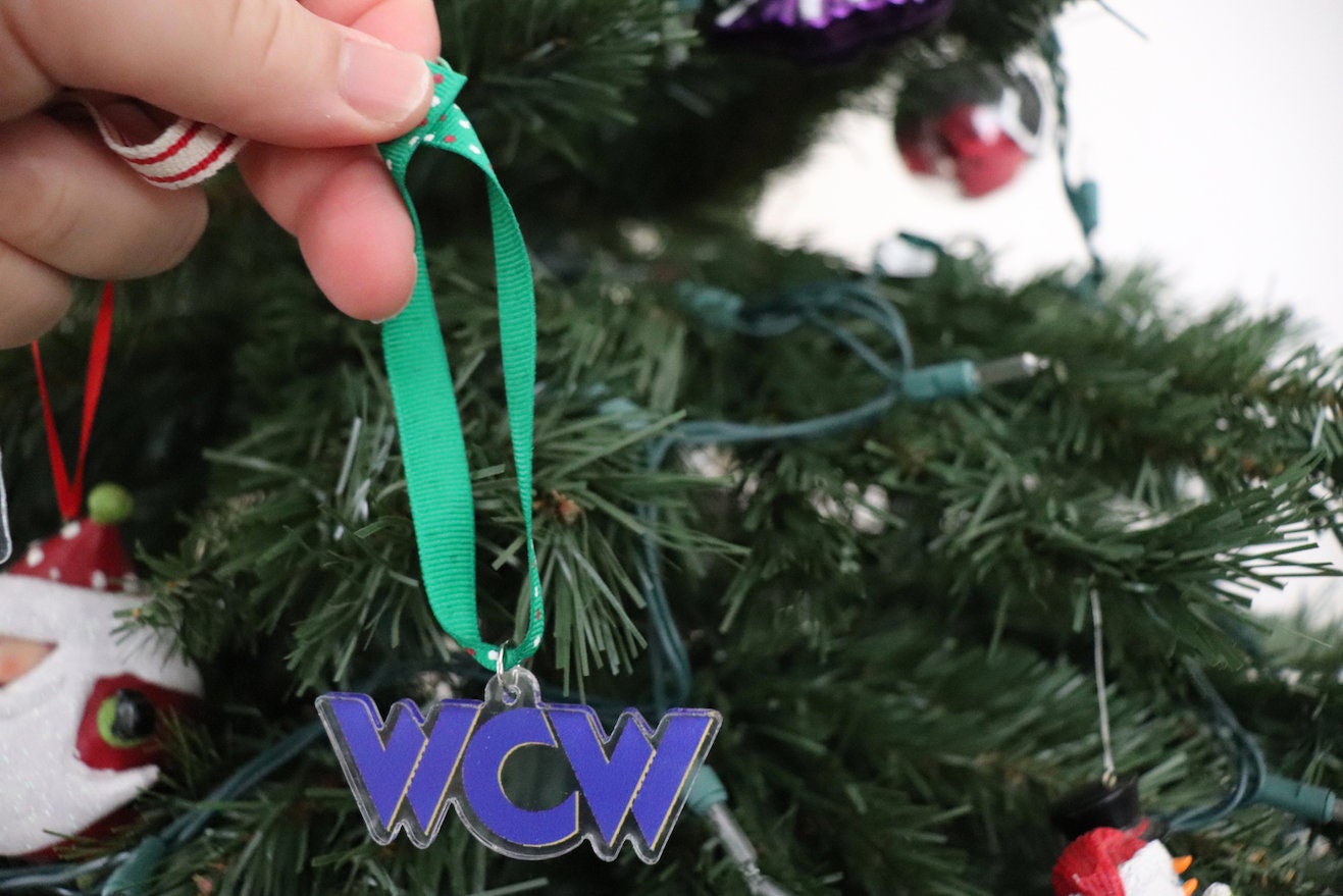 VVcVV Acrylic Christmas Tree Ornament