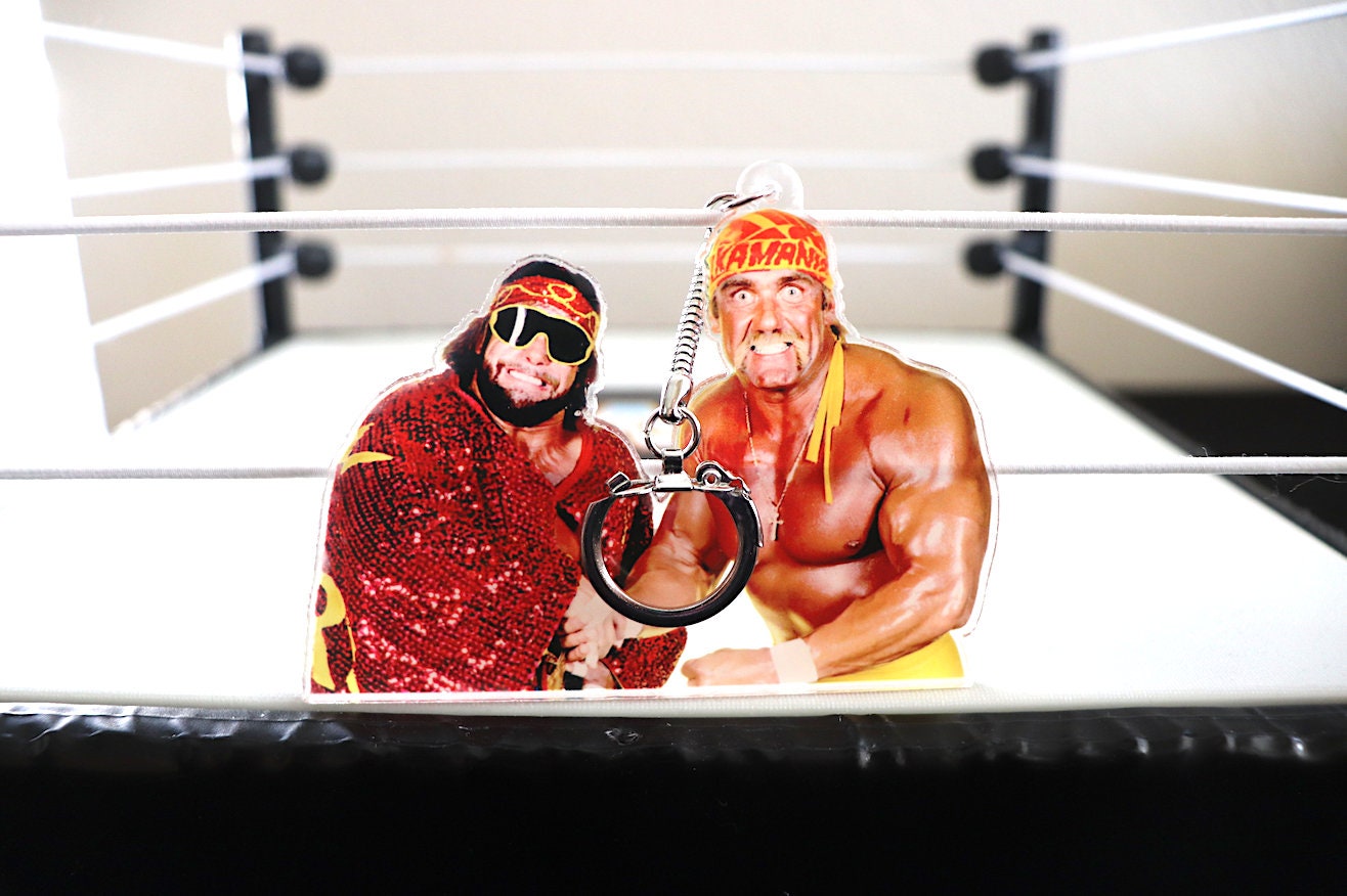 Hulk Hogan & Randy Savage KeyChain