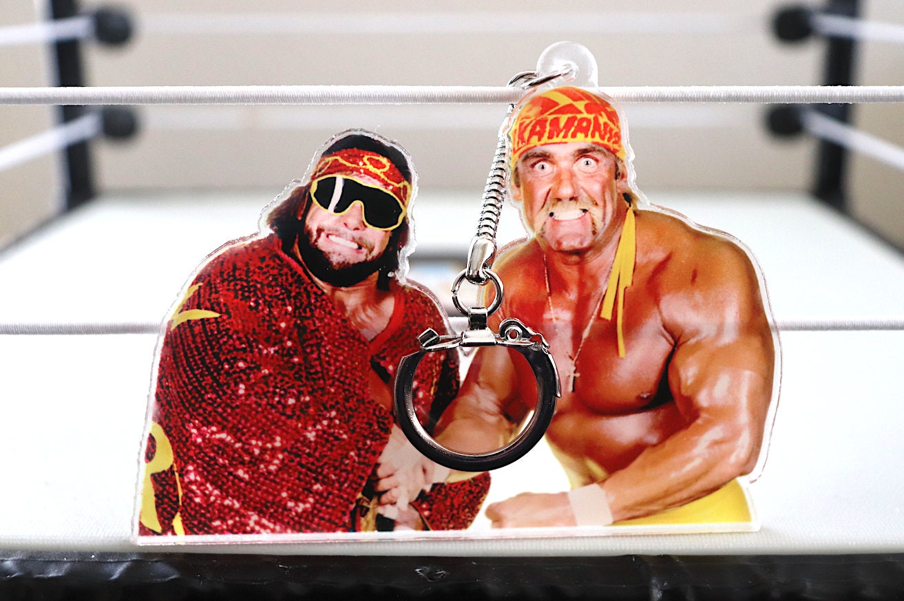 Hulk Hogan & Randy Savage KeyChain