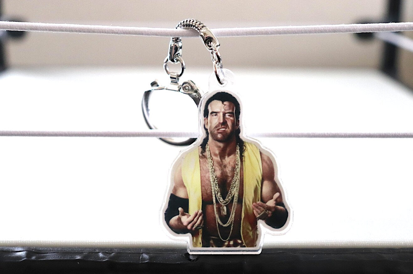 R@Z0r H@ll KeyChain [Father's Day - Hulk Hogan - Randy Savage - For Him - KeyChain - Pop Culture - Gift - Birthday Gift]