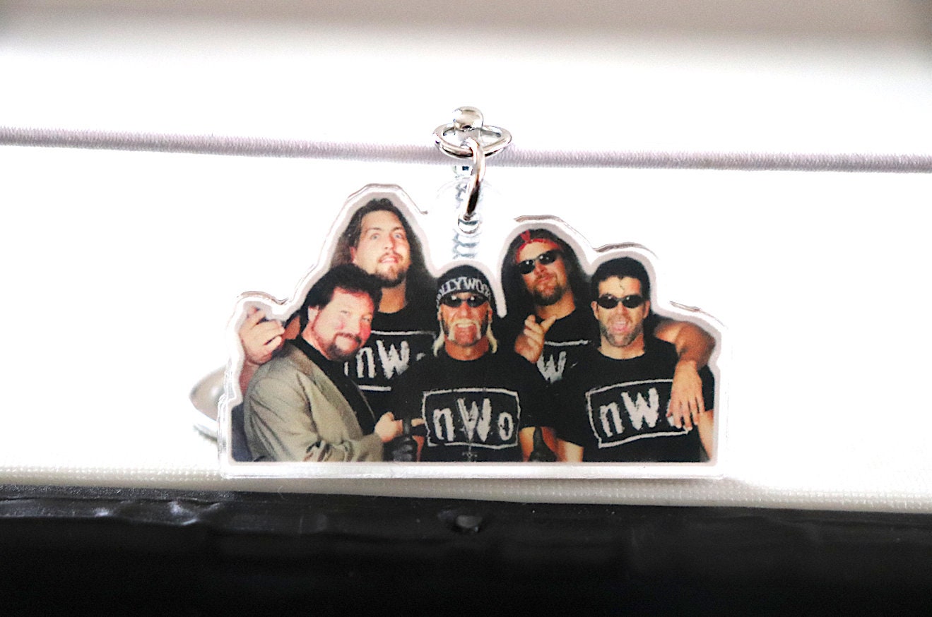 Nvv0 Squad KeyChain [Hulk Hogan - Scott Hall - Kevin Nash - For Him  - Pop Culture - Father's Day - Gift, Valentines Day, Birthday Gift]