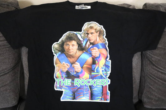 R0ckerS T-Shirt [Shawn Michaels - Pop Culture - Hulk Hogan - Ric Flair - Randy Savage - Ultimate Warrior - Birthday - Father's Day]