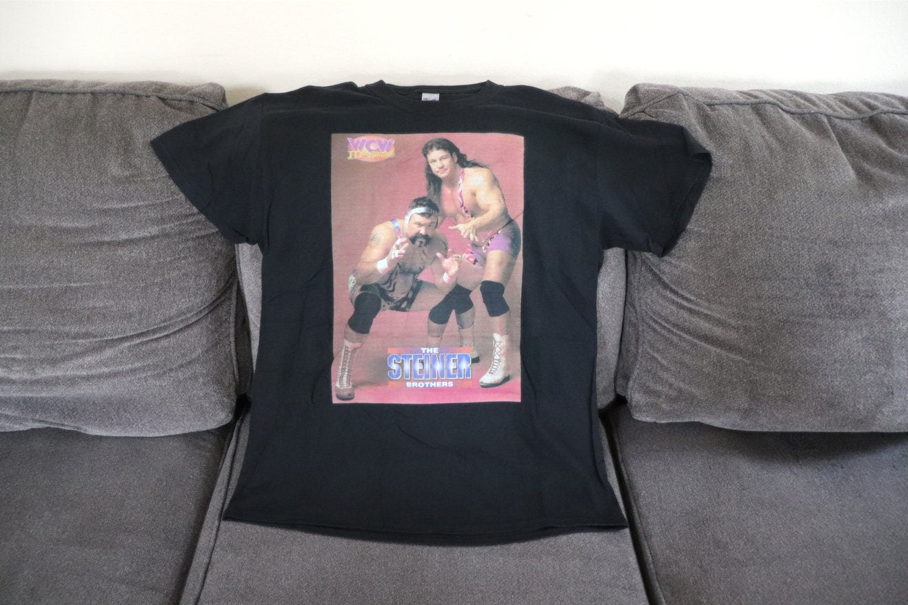 Steiner Brothers T-Shirt [Scott Steiner - Hulk Hogan - Ric Flair - Randy Savage - Ultimate Warrior - Birthday - Father's Day]