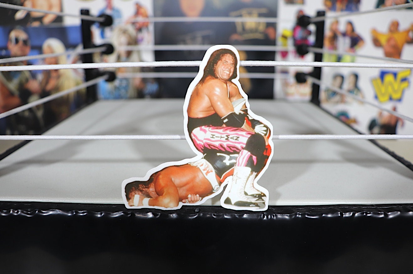 Sharpshooter - Hitman vs Savage Sticker [Wrestling, Ric Flair, Bret Hart, Randy Savage, Hulk Hogan, Ultimate Warrior, Pop Culture, Icons]