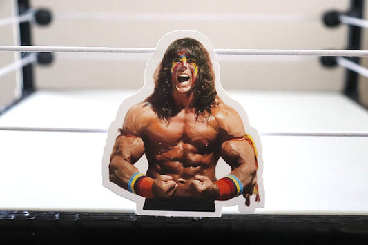 Ultimate Warrior Sticker No.4 [Wrestling - Hulk Hogan - Ric Flair - Randy Savage, Ultimate Warrior, 90s]