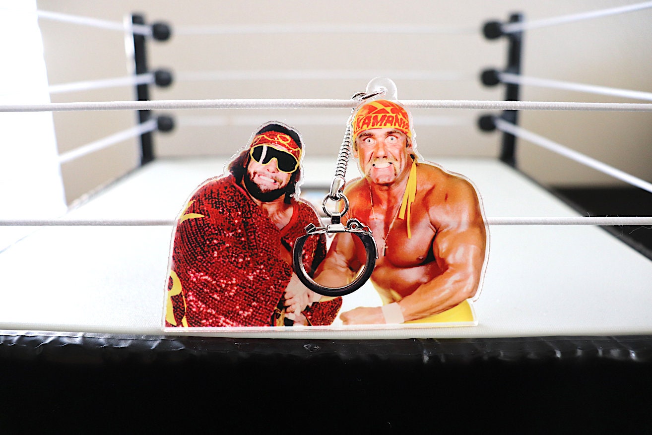 Hulk Hogan & Randy Savage KeyChain