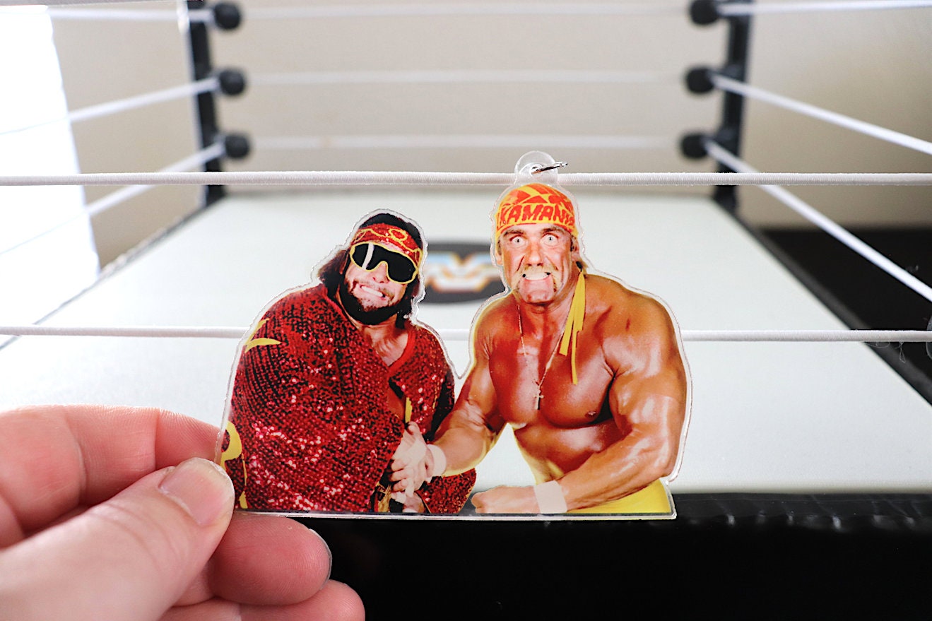 Hulk Hogan & Randy Savage KeyChain