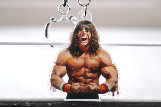 Ultimate Warrior KeyChain 2 [Hulk Hogan - Ric Flair - KeyChains - Pop Culture - Father's Day - Gift - Birthday Gift, Valentines Day Gift]