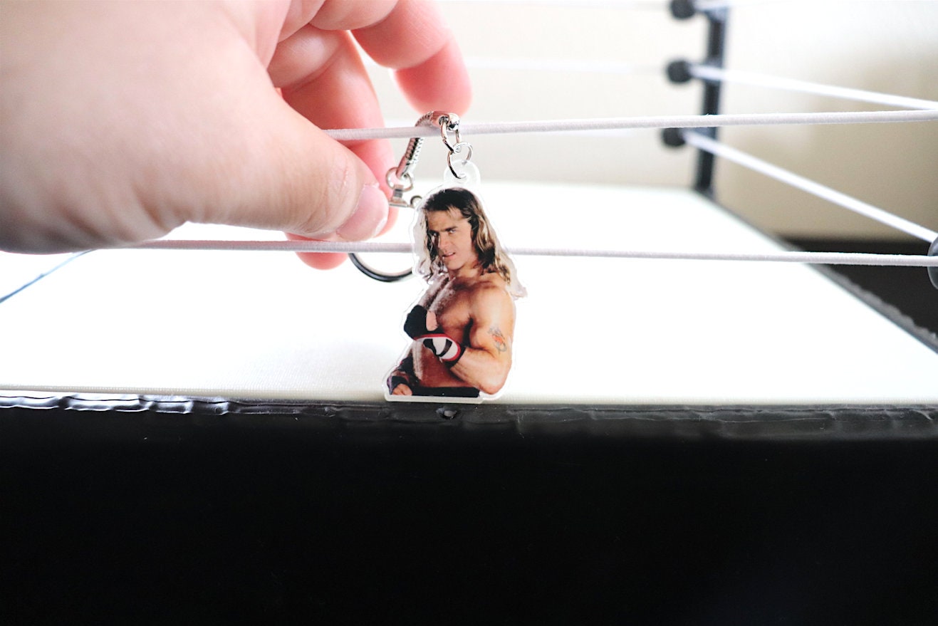 Shawn Michaels KeyChain 2 [Hulk Hogan - Ric Flair - Bret Hart - KeyChain - Pop Culture - Father's Day - Valentines Day Gift - Birthday Gift]