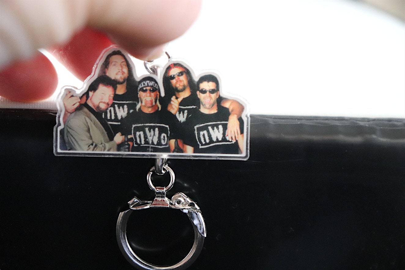 Nvv0 Squad KeyChain [Hulk Hogan - Scott Hall - Kevin Nash - For Him  - Pop Culture - Father's Day - Gift, Valentines Day, Birthday Gift]