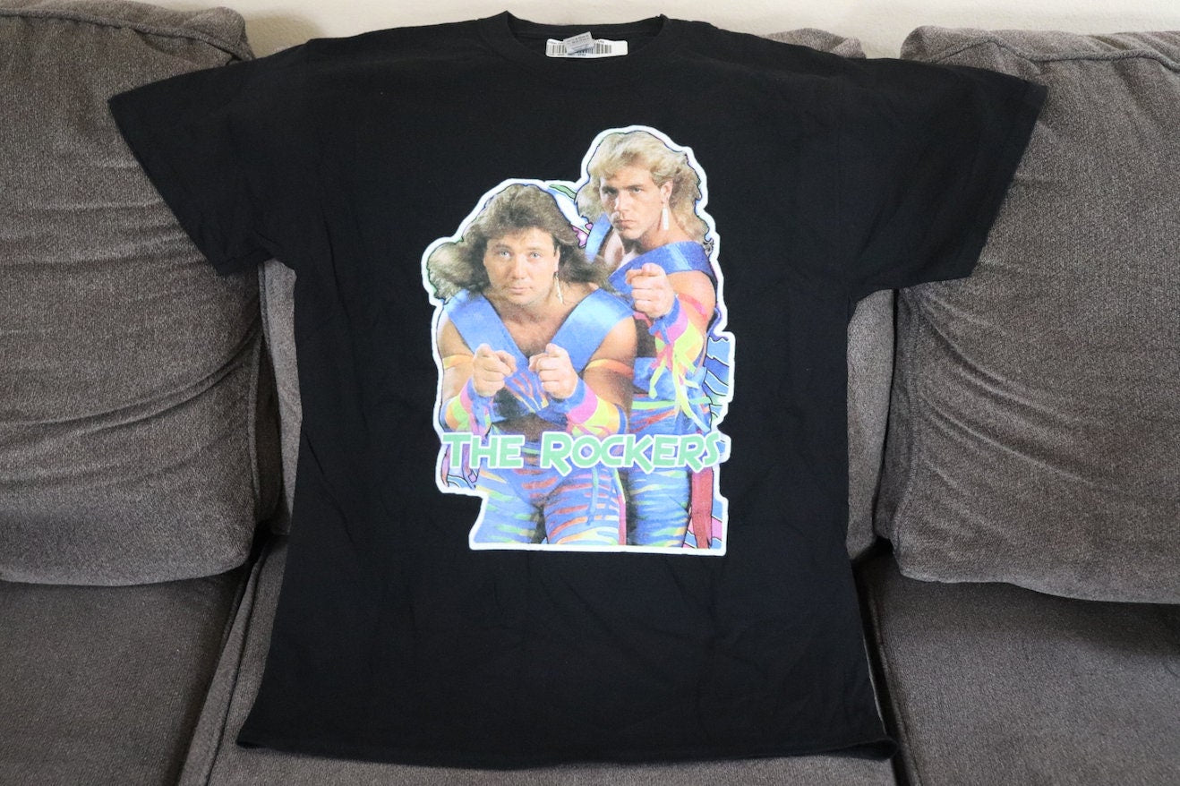 R0ckerS T-Shirt [Shawn Michaels - Pop Culture - Hulk Hogan - Ric Flair - Randy Savage - Ultimate Warrior - Birthday - Father's Day]