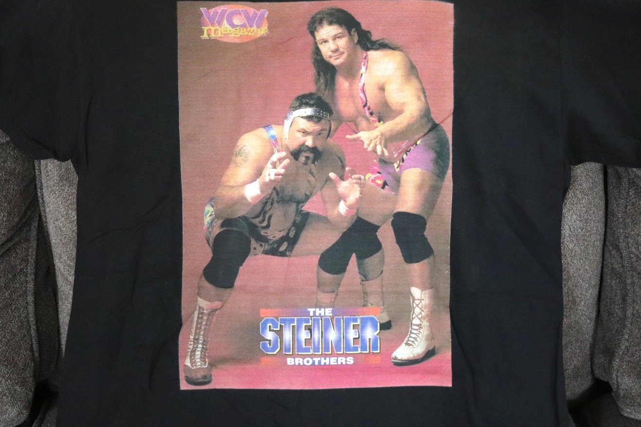 Steiner Brothers T-Shirt [Scott Steiner - Hulk Hogan - Ric Flair - Randy Savage - Ultimate Warrior - Birthday - Father's Day]