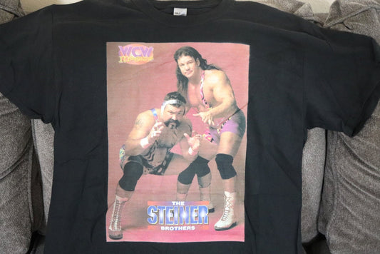 Steiner Brothers T-Shirt [Scott Steiner - Hulk Hogan - Ric Flair - Randy Savage - Ultimate Warrior - Birthday - Father's Day]