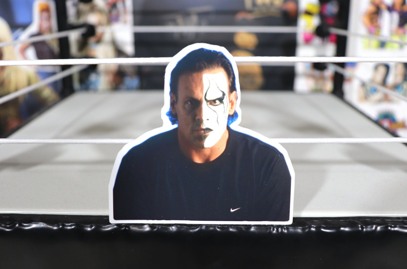 Sting Sticker No.6 [Ric Flair -  Hulk Hogan - Road Warriors - Randy Savage - Ultimate Warrior]