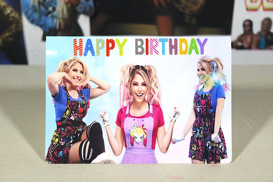 Alexa Bliss Happy Birthday Card